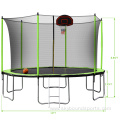 12ft Round Backyard Trampoline with enclosure